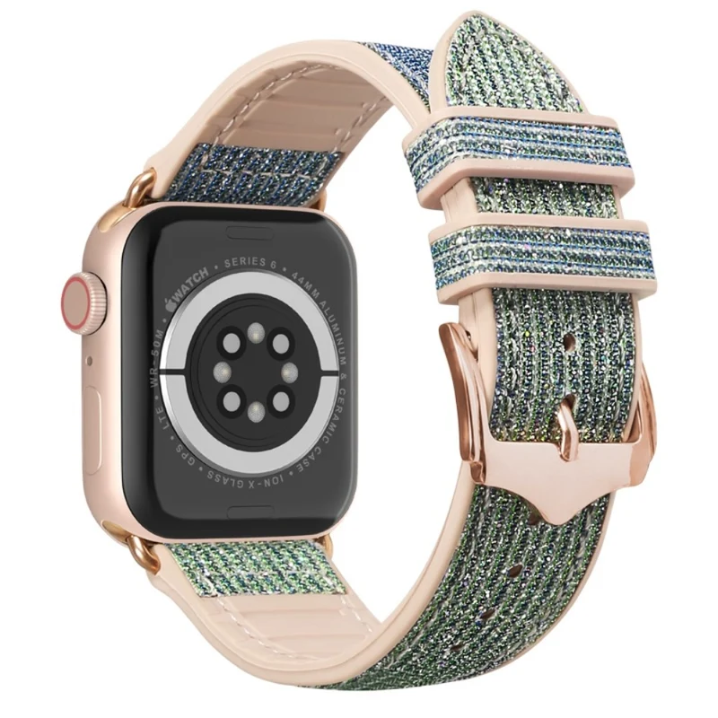 Apple Watch Series 7 41mm Silikon / TPU und Textil / Nylon armband