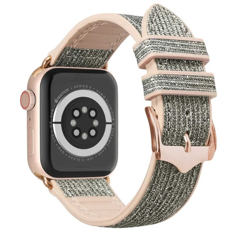 Apple Watch Series 7 41mm Silikon / TPU und Textil / Nylon armband