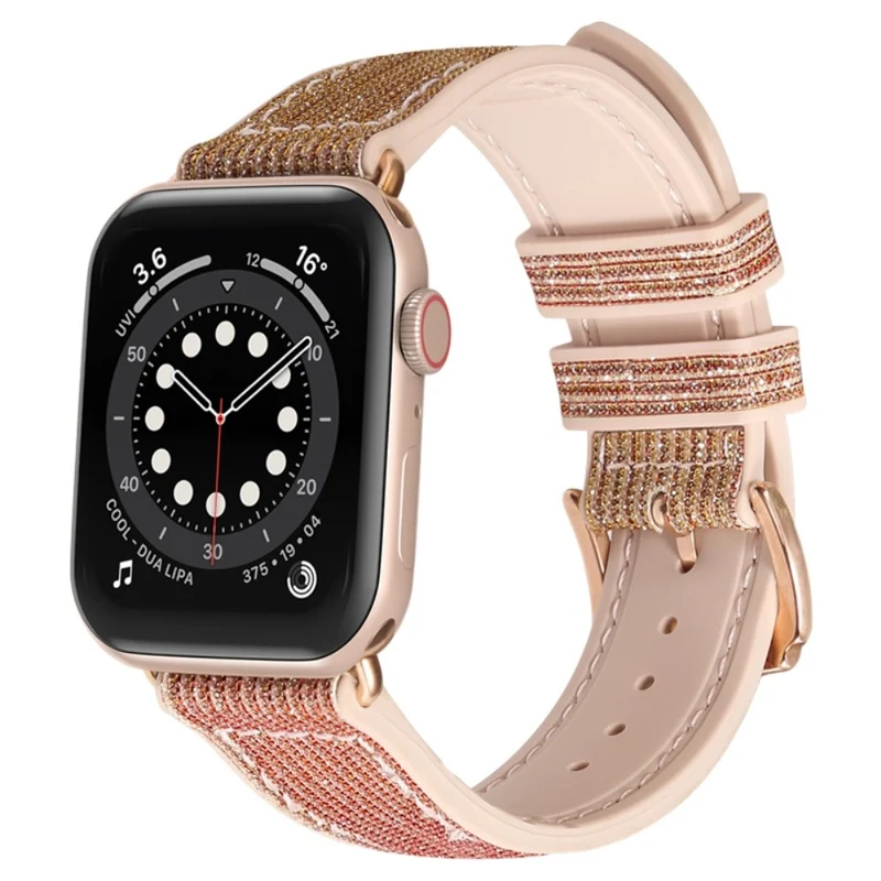 Apple Watch Series 7 41mm Silikon / TPU und Textil / Nylon armband