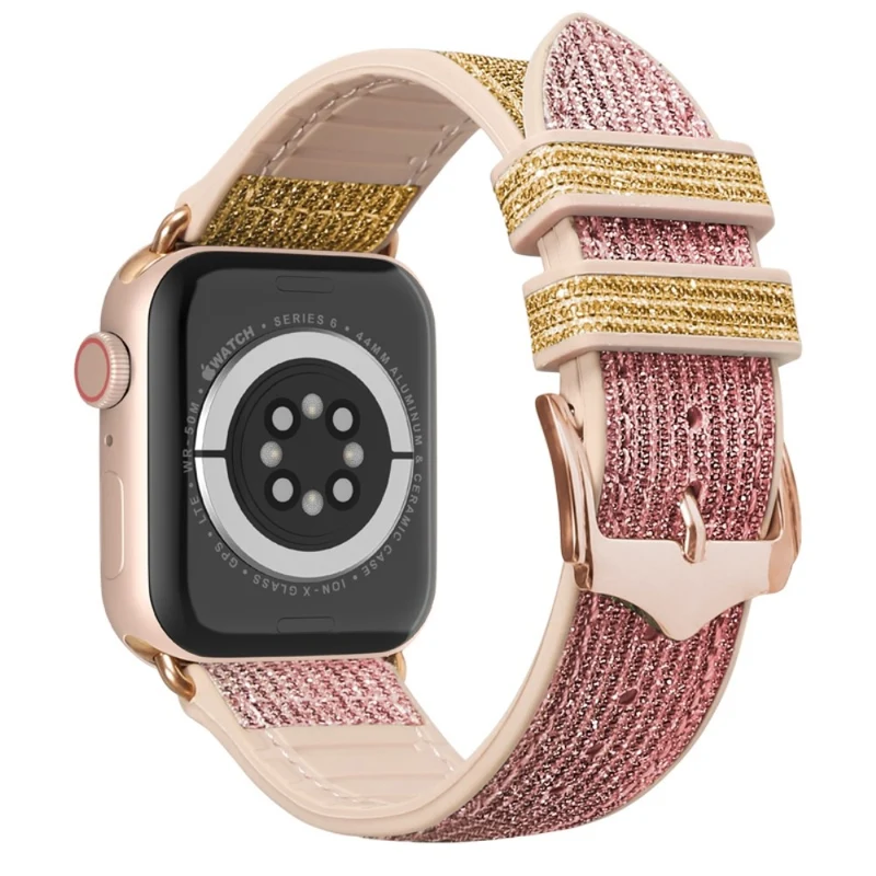 Apple Watch Series 7 41mm Silikon / TPU und Textil / Nylon armband