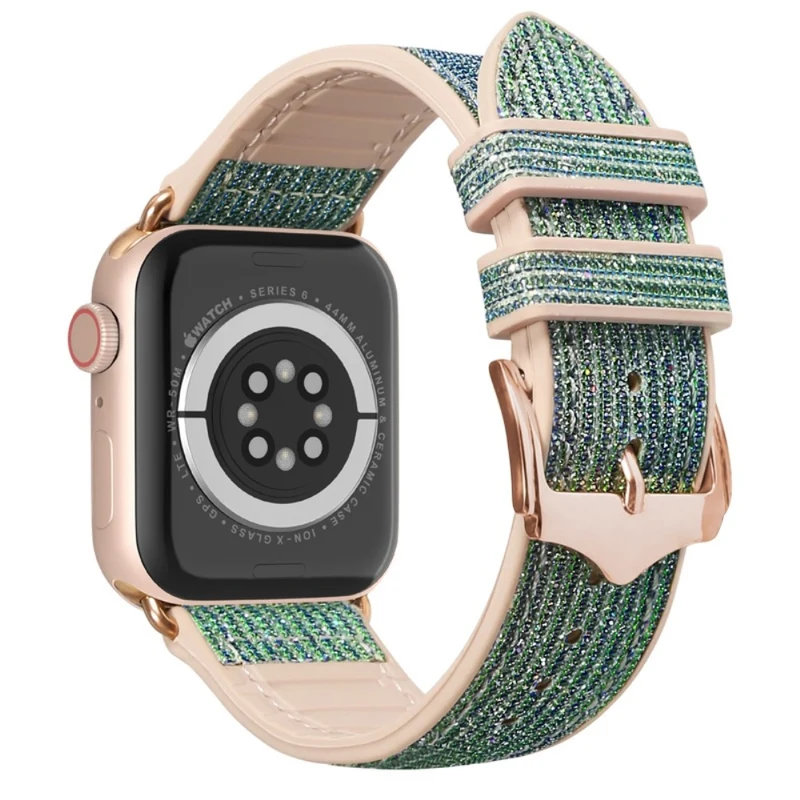 Apple Watch Series 7 41mm Silikon / TPU und Textil / Nylon armband