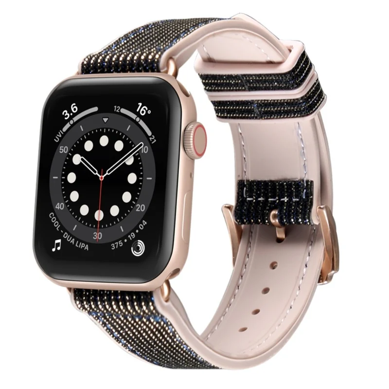 Apple Watch Series 7 41mm Silikon / TPU und Textil / Nylon armband