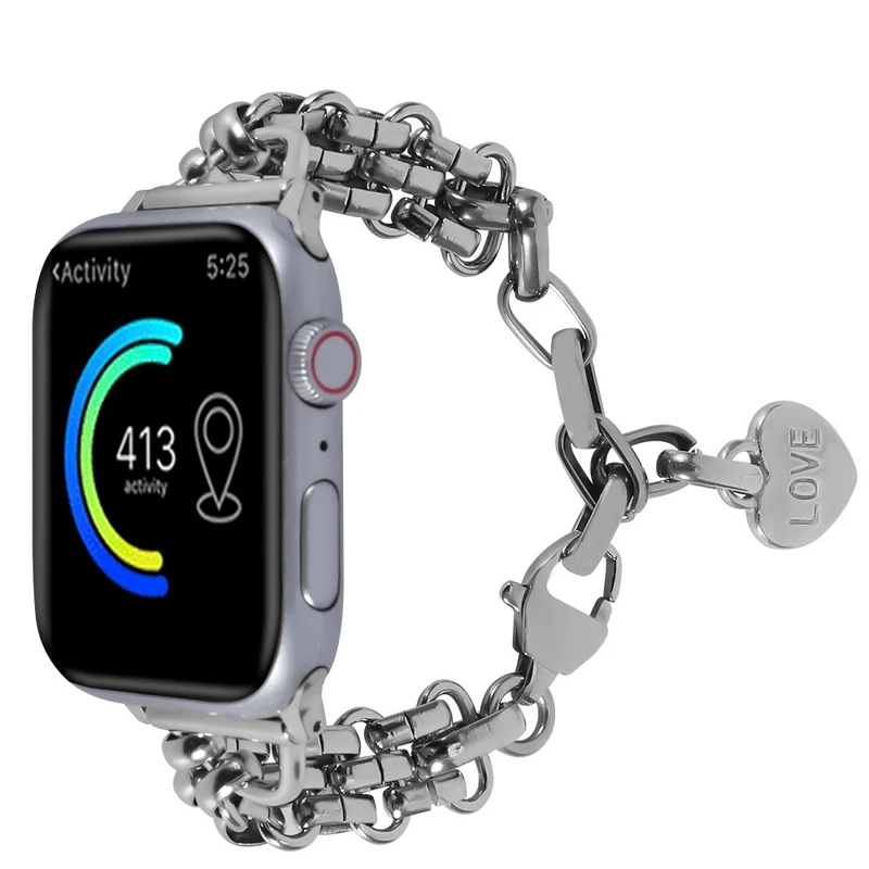 Super zuverlässig Apple Watch Series 7 41mm Strass armband