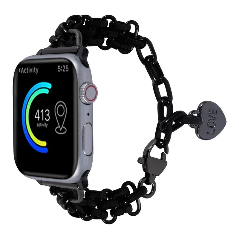 Super zuverlässig Apple Watch Series 7 41mm Strass armband