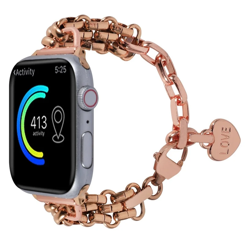 Super zuverlässig Apple Watch Series 7 41mm Strass armband
