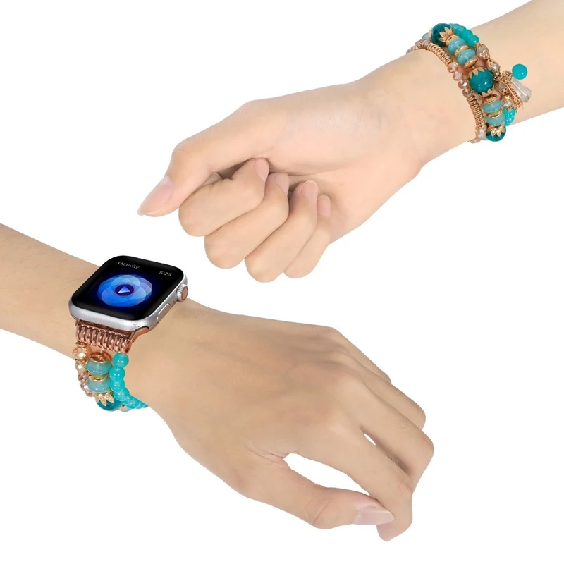 Haltbar Apple Watch Series 7 41mm Strass armband