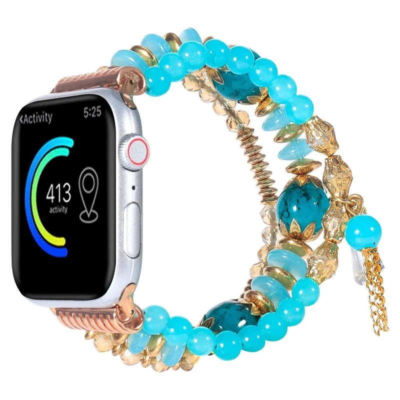 Haltbar Apple Watch Series 7 41mm Strass armband