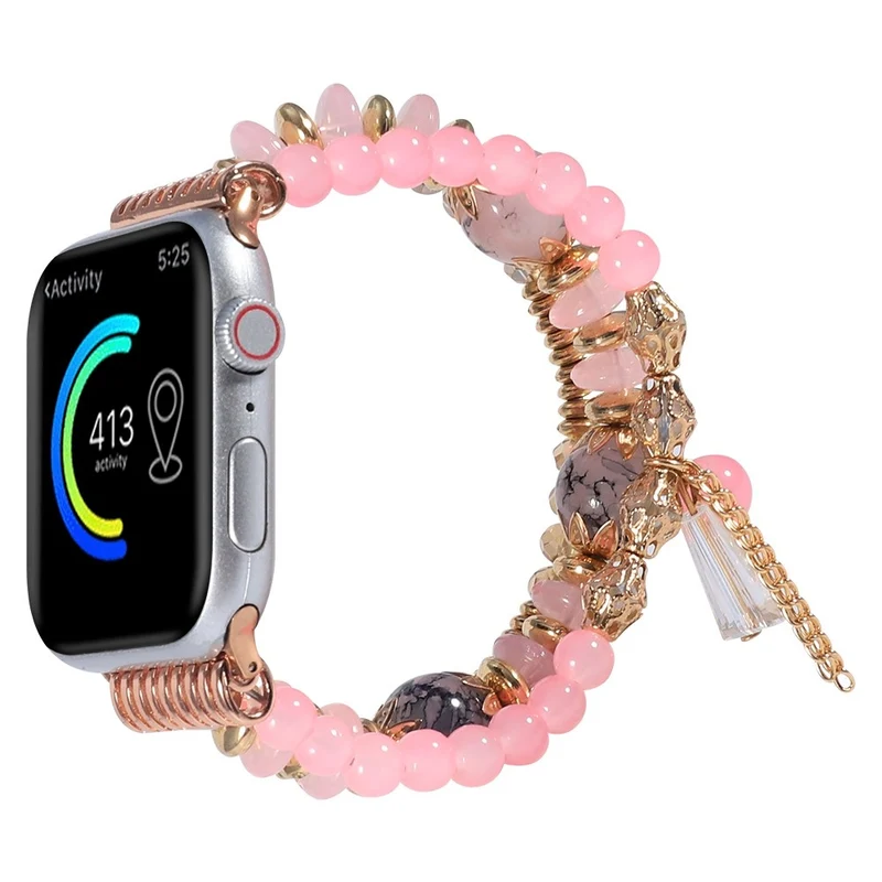Haltbar Apple Watch Series 7 41mm Strass armband
