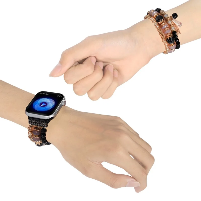 Haltbar Apple Watch Series 7 41mm Strass armband
