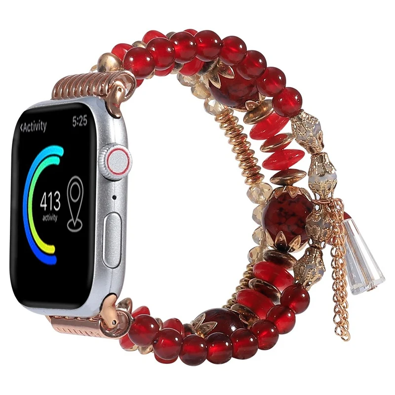 Haltbar Apple Watch Series 7 41mm Strass armband