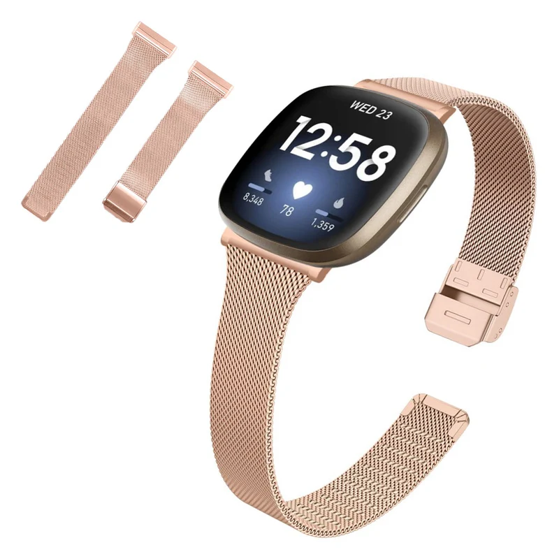 Super elegant Fitbit Versa 3 / Fitbit Sense Metall armband