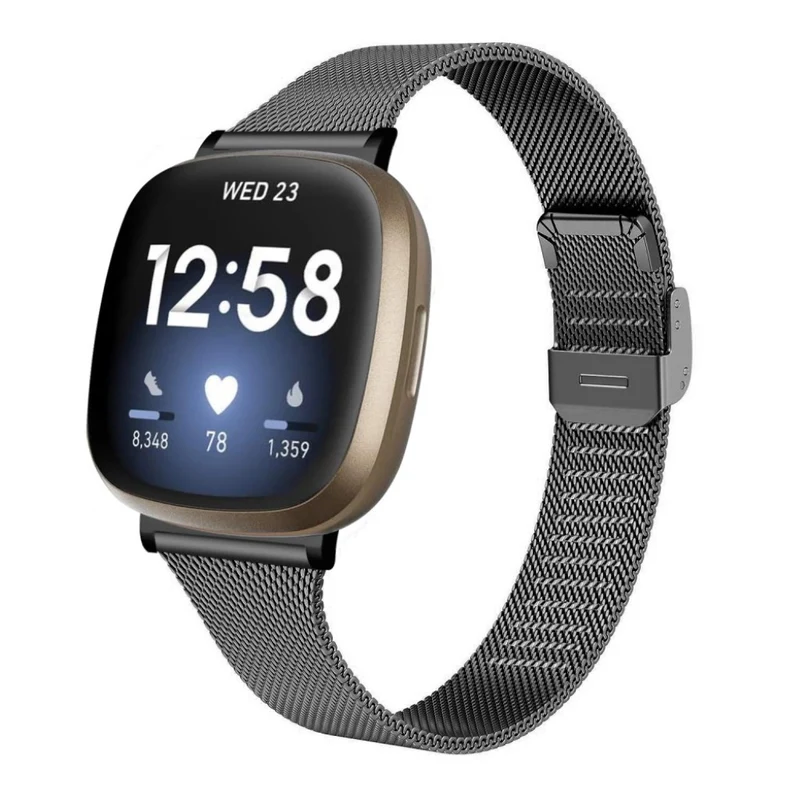 Super elegant Fitbit Versa 3 / Fitbit Sense Metall armband