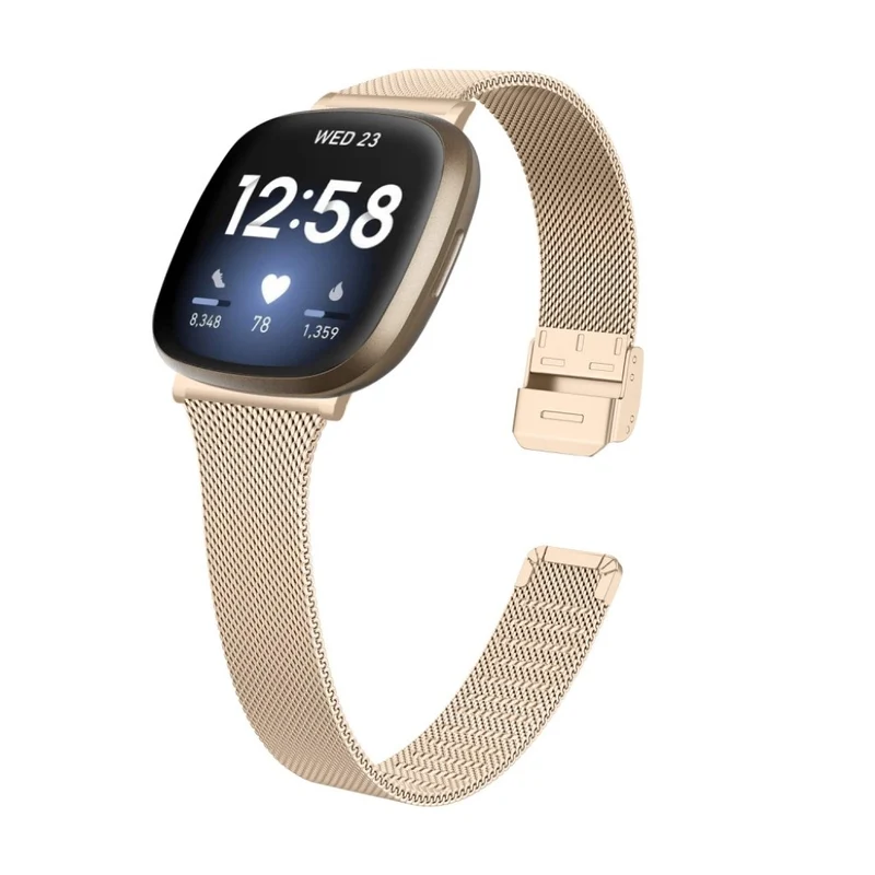 Super elegant Fitbit Versa 3 / Fitbit Sense Metall armband