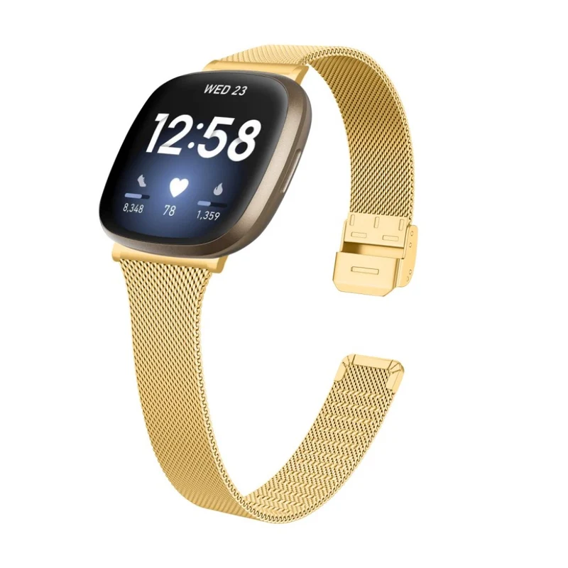 Super elegant Fitbit Versa 3 / Fitbit Sense Metall armband