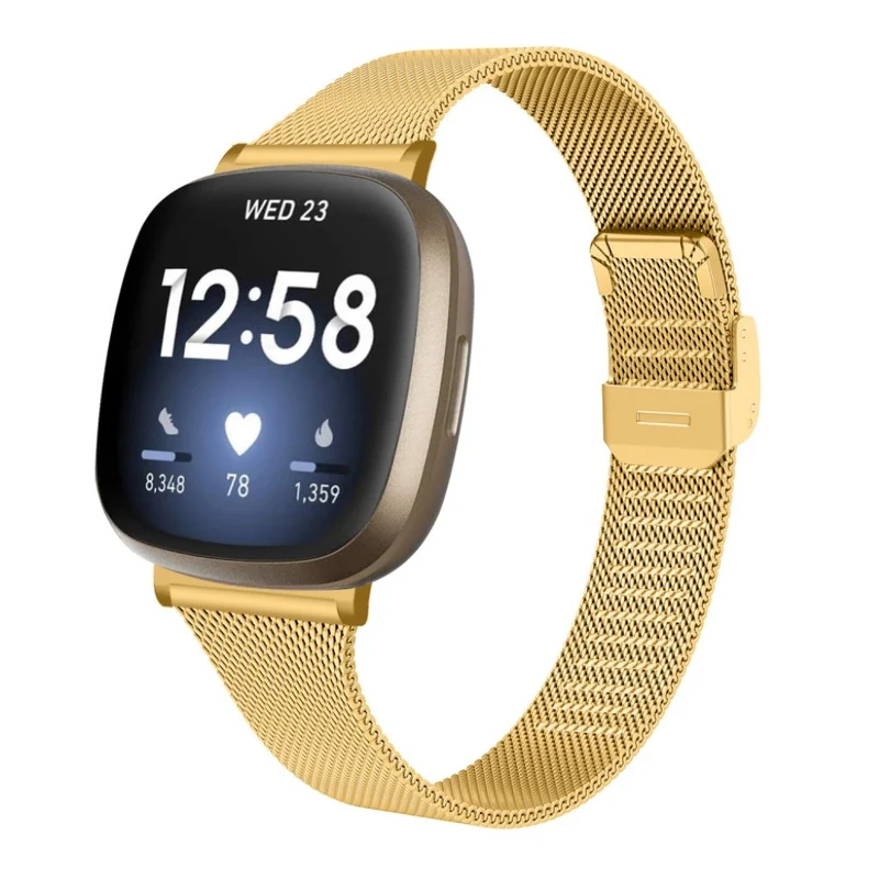 Super elegant Fitbit Versa 3 / Fitbit Sense Metall armband