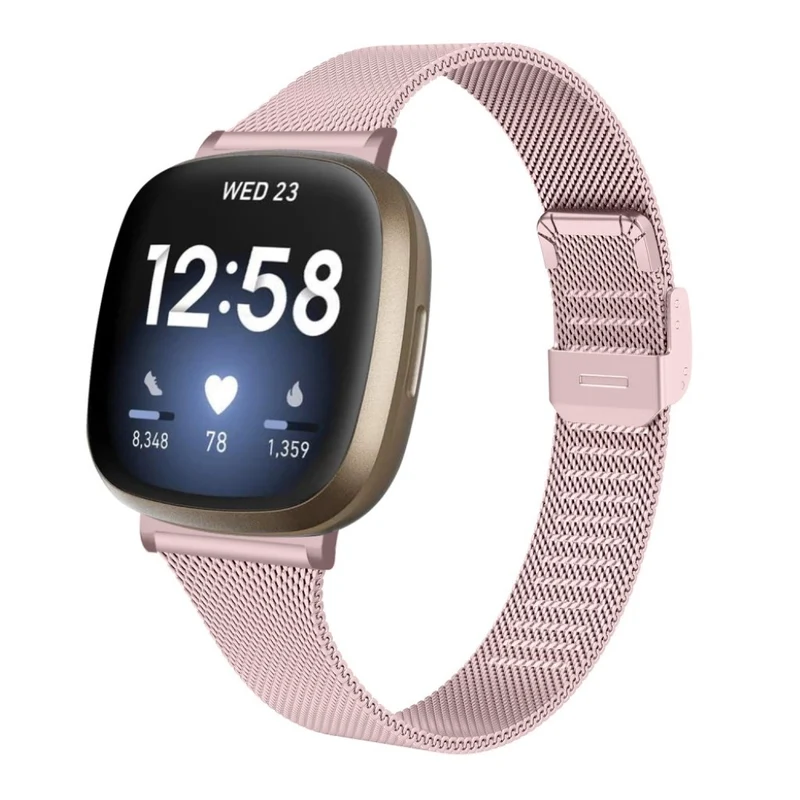 Super elegant Fitbit Versa 3 / Fitbit Sense Metall armband