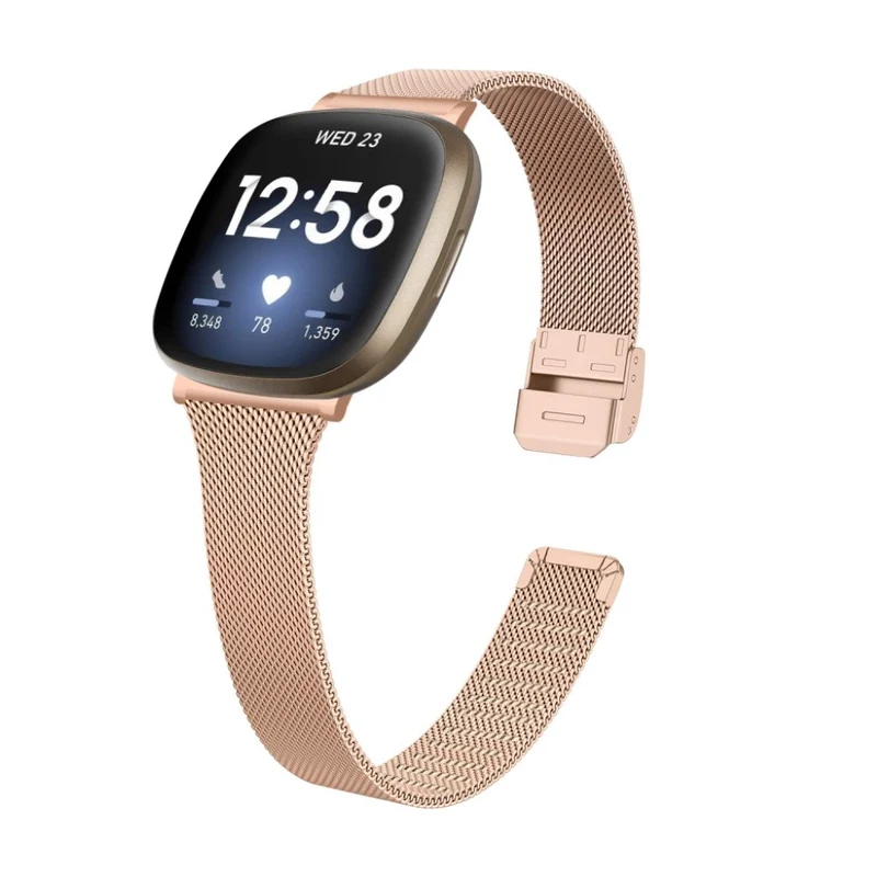 Super elegant Fitbit Versa 3 / Fitbit Sense Metall armband