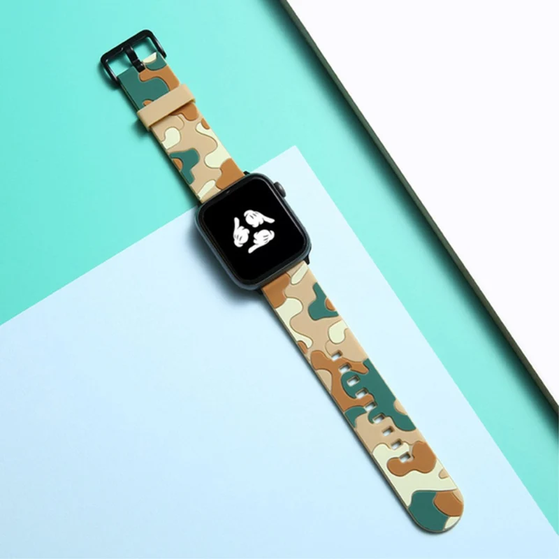 Zeitlos Apple Watch Series 7 41mm Silikon / TPU armband