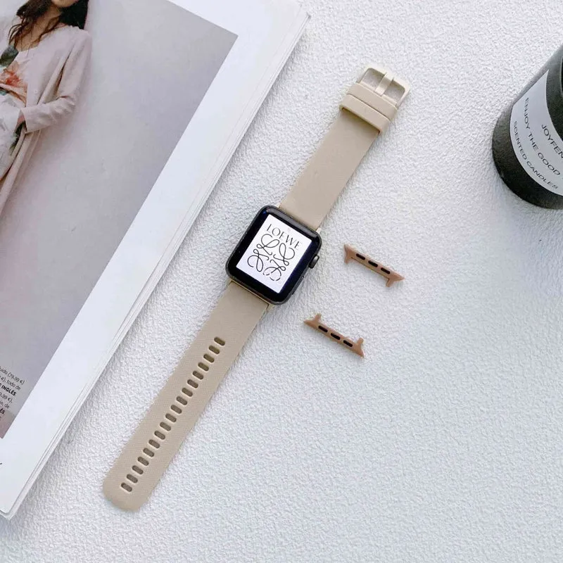 Großartig Apple Watch Series 7 41mm Silikon / TPU armband