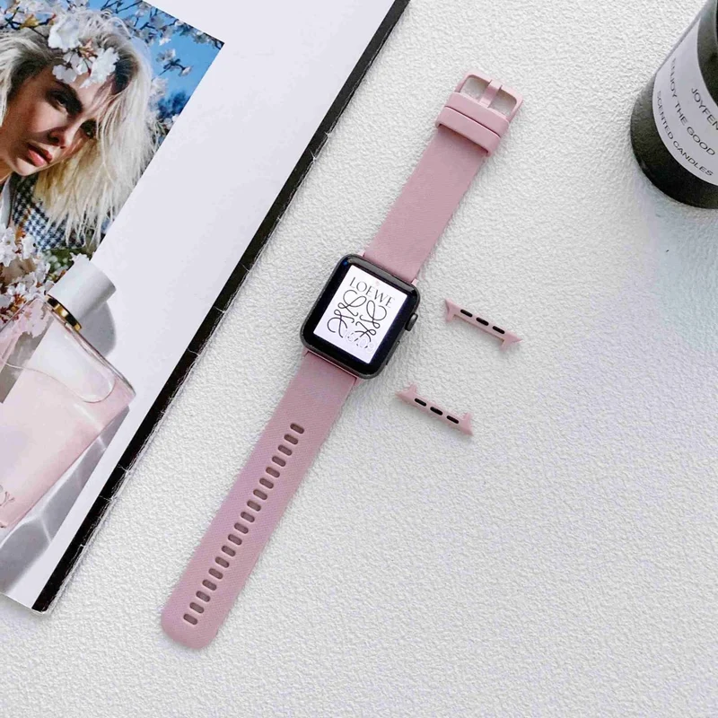 Großartig Apple Watch Series 7 41mm Silikon / TPU armband