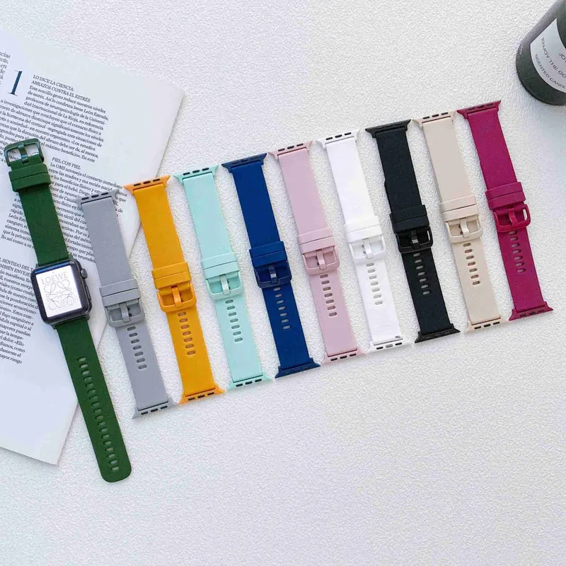 Großartig Apple Watch Series 7 41mm Silikon / TPU armband