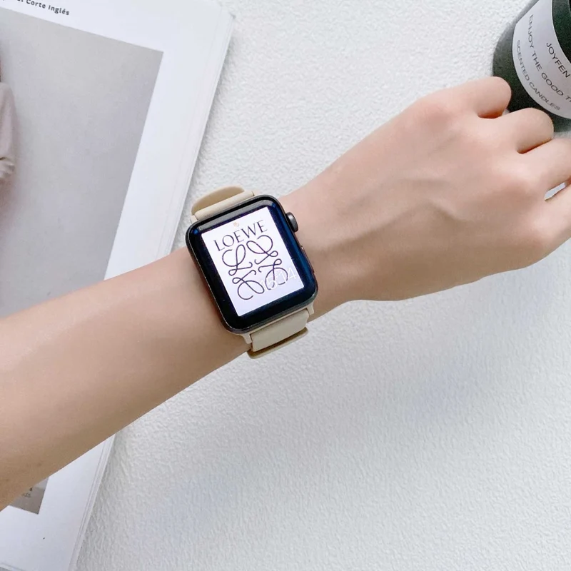 Großartig Apple Watch Series 7 41mm Silikon / TPU armband