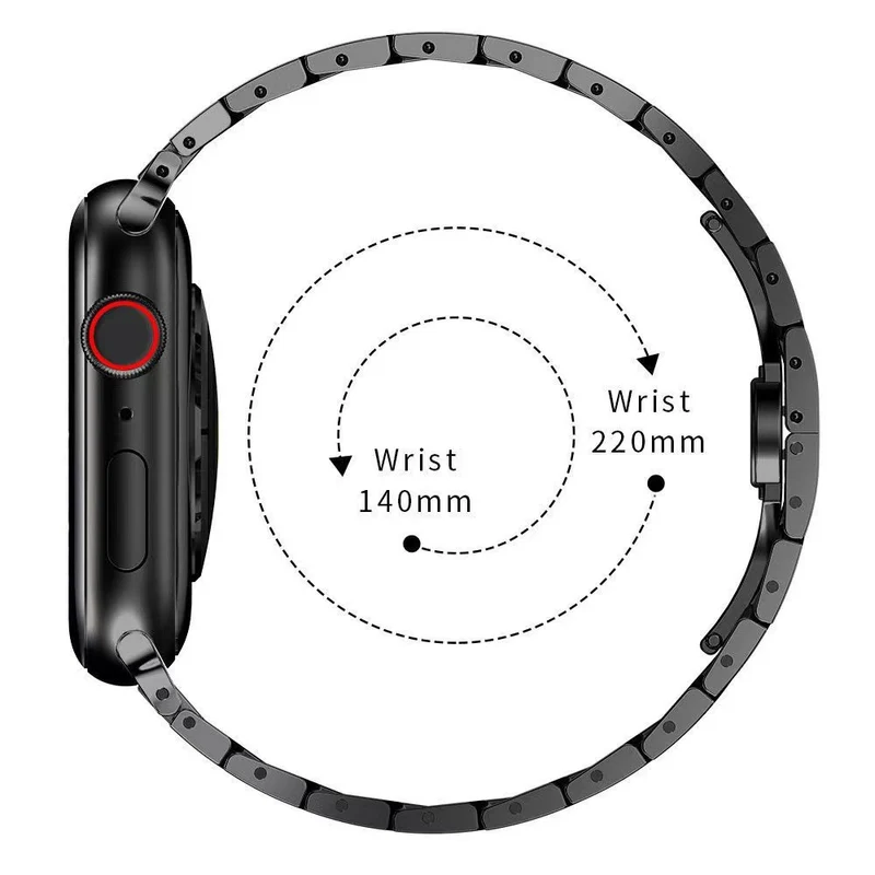Sehr schön Apple Watch Series 7 41mm Metall armband