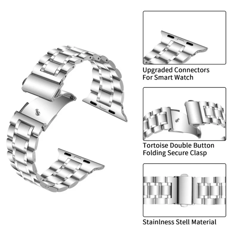 Mega zuverlässig Apple Watch Series 7 41mm Metall armband