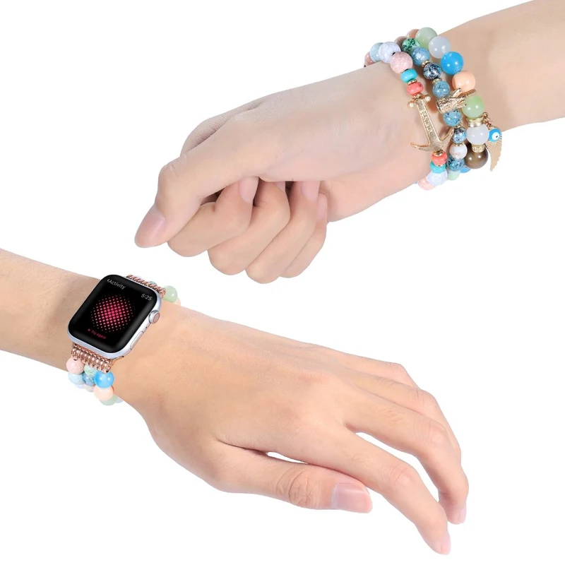 Super elegant Apple Watch Series 7 41mm Strass armband