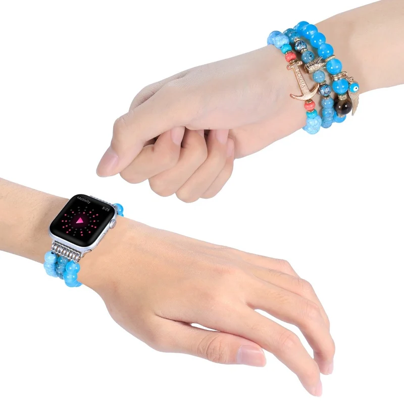 Super elegant Apple Watch Series 7 41mm Strass armband