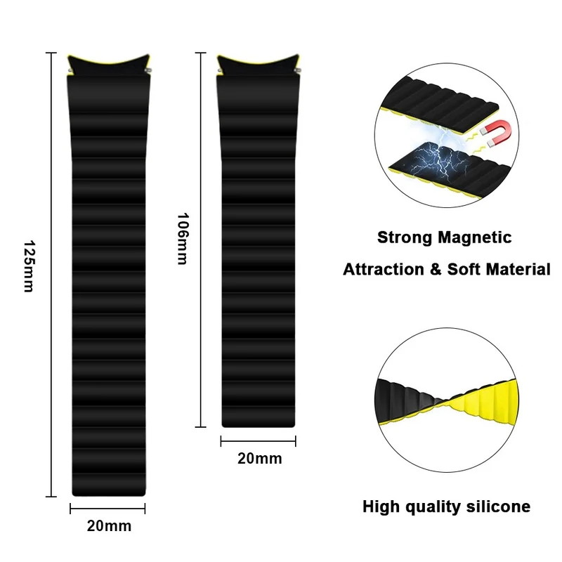 Sehr haltbar Universell Samsung Silikon / TPU armband