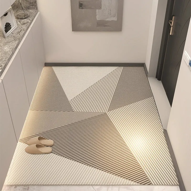 Stylischer geometrischer Teppich