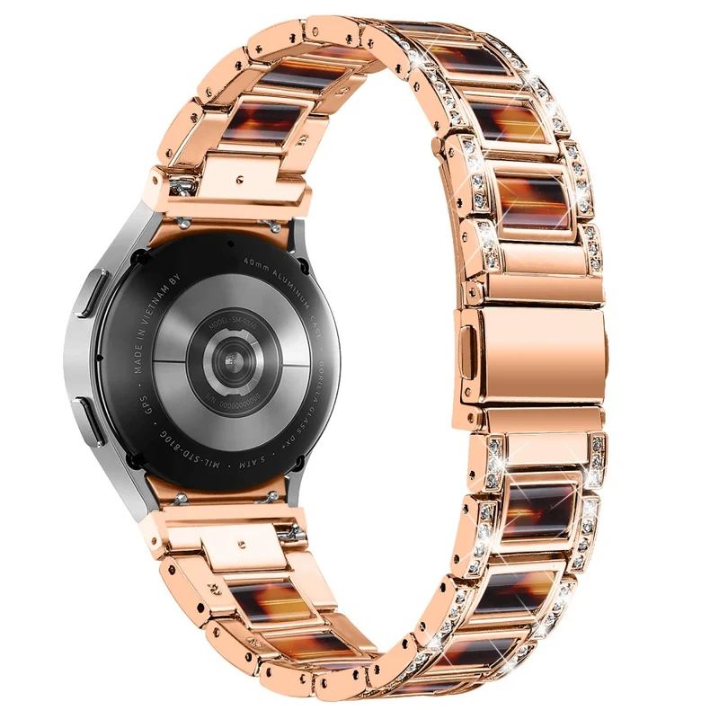 Bequem Universell Samsung Metall und Strass armband