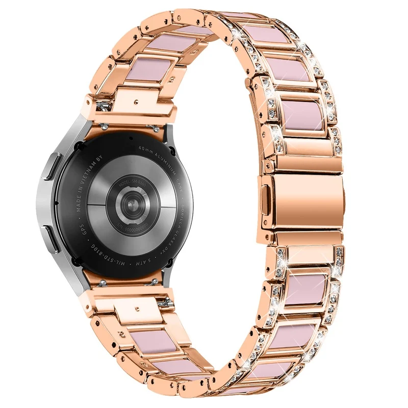 Bequem Universell Samsung Metall und Strass armband