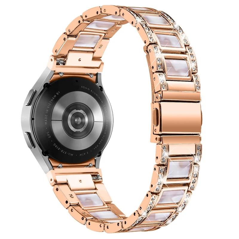 Bequem Universell Samsung Metall und Strass armband