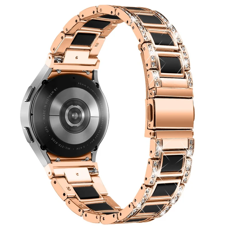 Bequem Universell Samsung Metall und Strass armband