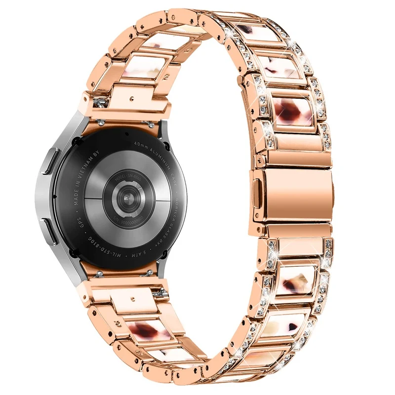 Bequem Universell Samsung Metall und Strass armband