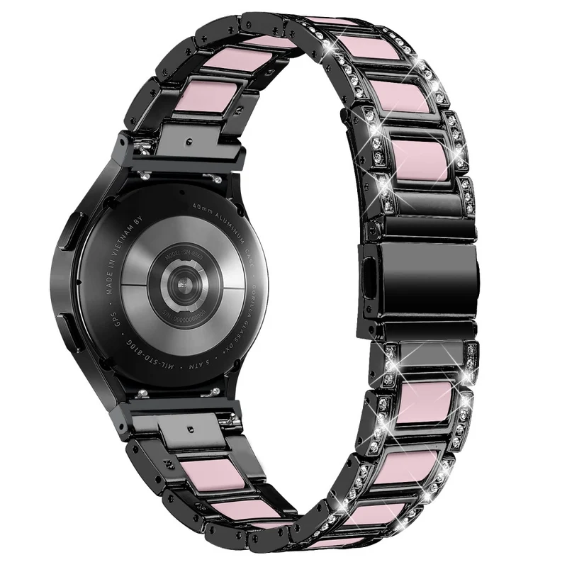 Bequem Universell Samsung Metall und Strass armband