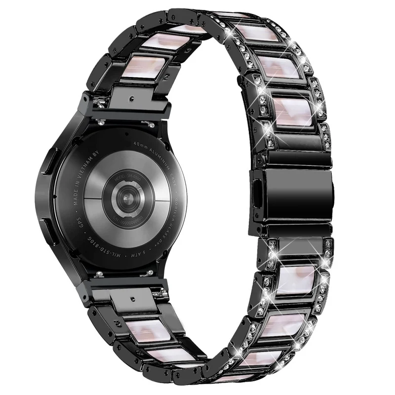 Bequem Universell Samsung Metall und Strass armband