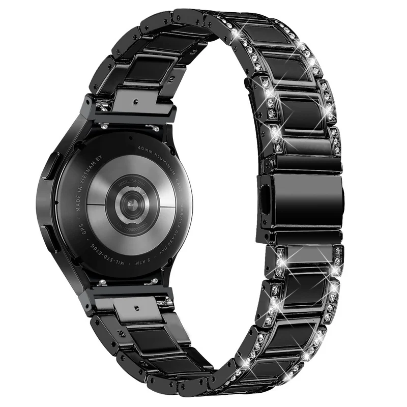 Bequem Universell Samsung Metall und Strass armband