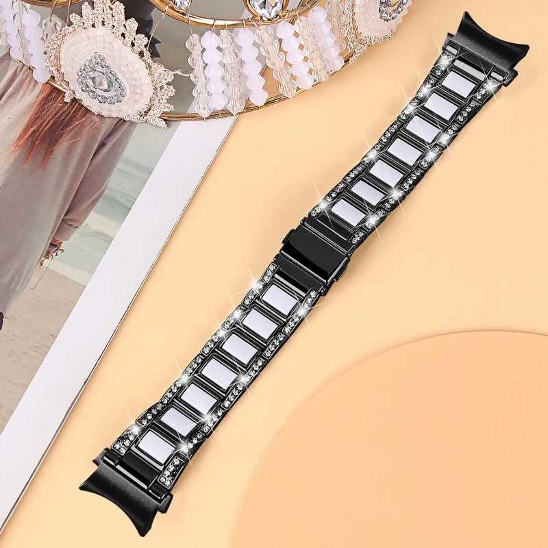 Bequem Universell Samsung Metall und Strass armband
