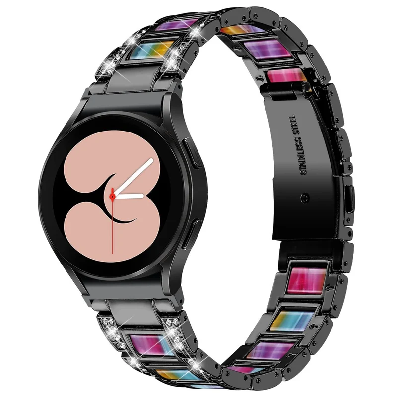 Bequem Universell Samsung Metall und Strass armband
