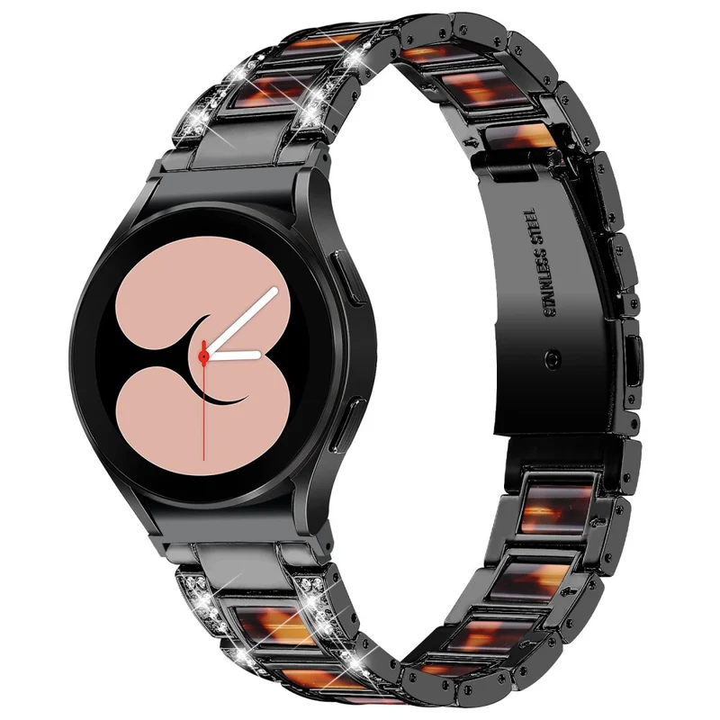 Bequem Universell Samsung Metall und Strass armband