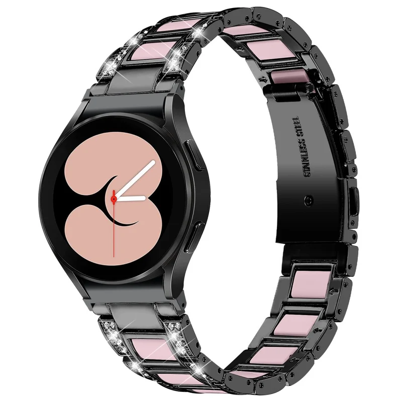 Bequem Universell Samsung Metall und Strass armband
