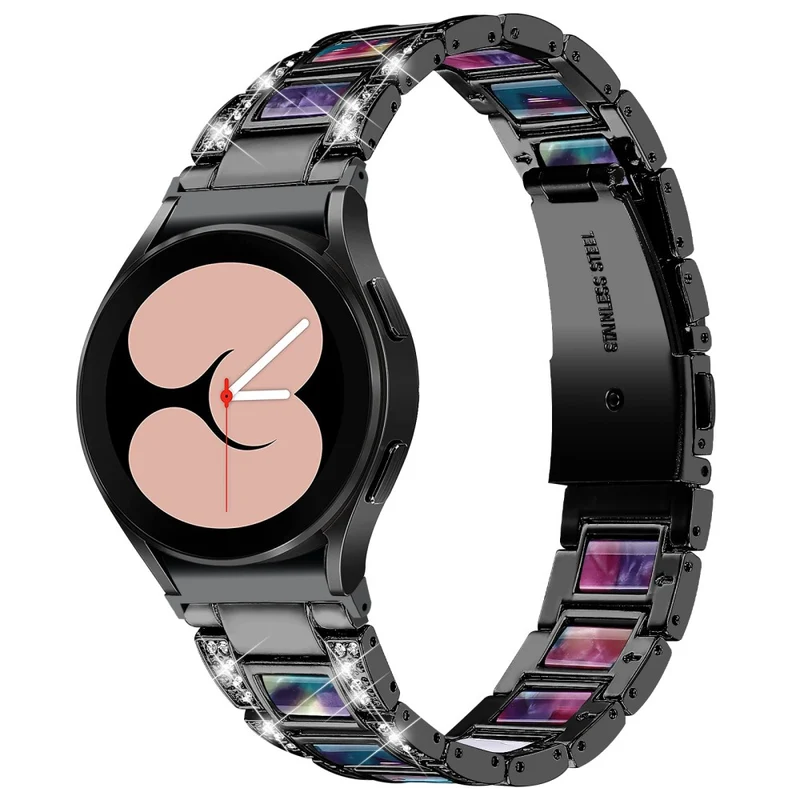 Bequem Universell Samsung Metall und Strass armband