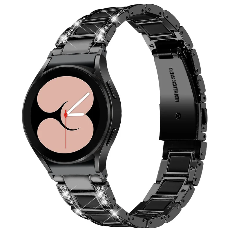 Bequem Universell Samsung Metall und Strass armband