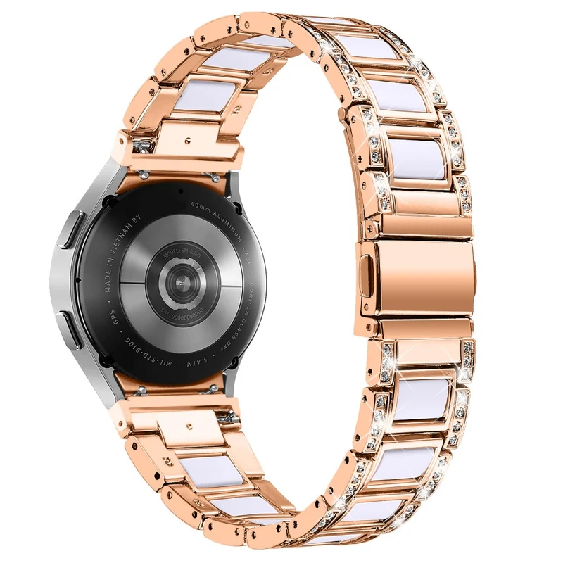 Bequem Universell Samsung Metall und Strass armband