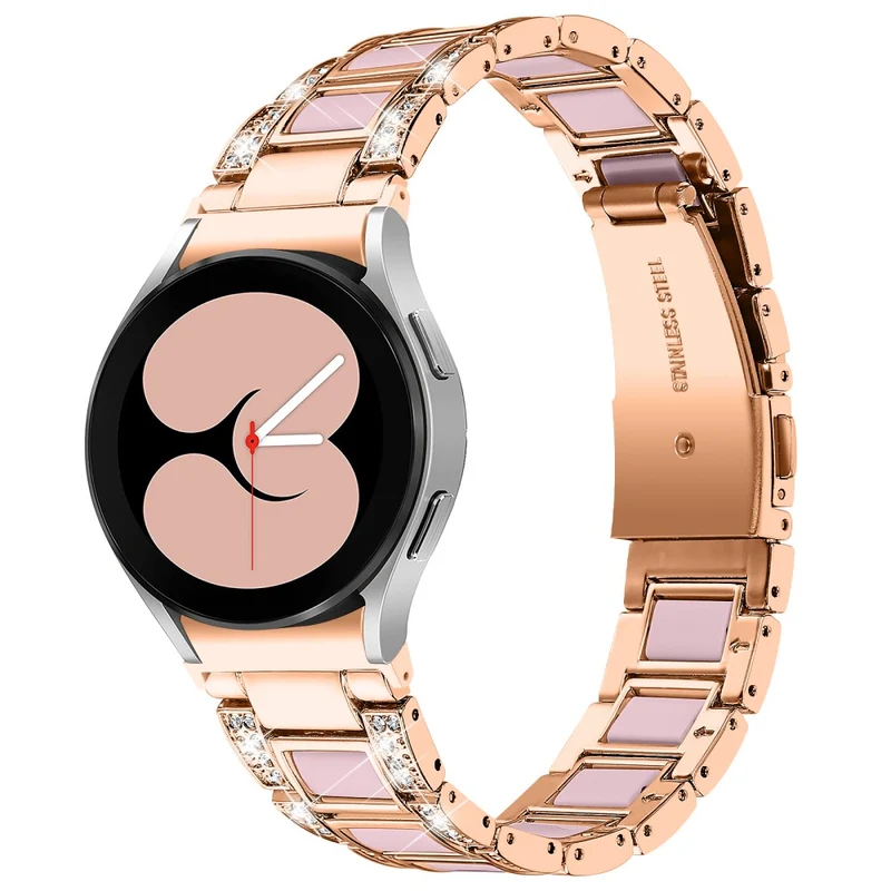 Bequem Universell Samsung Metall und Strass armband