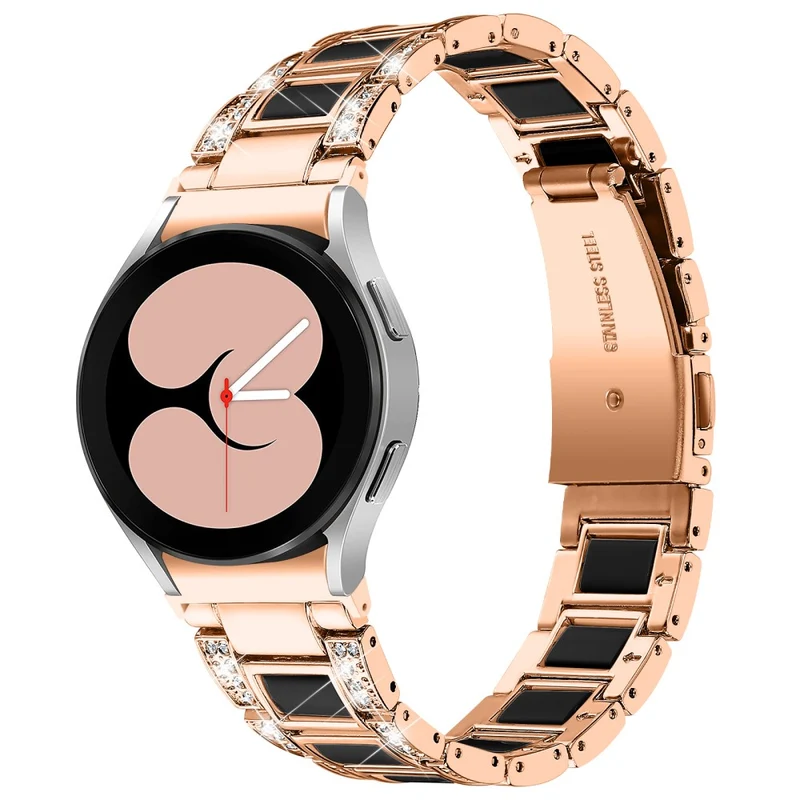 Bequem Universell Samsung Metall und Strass armband