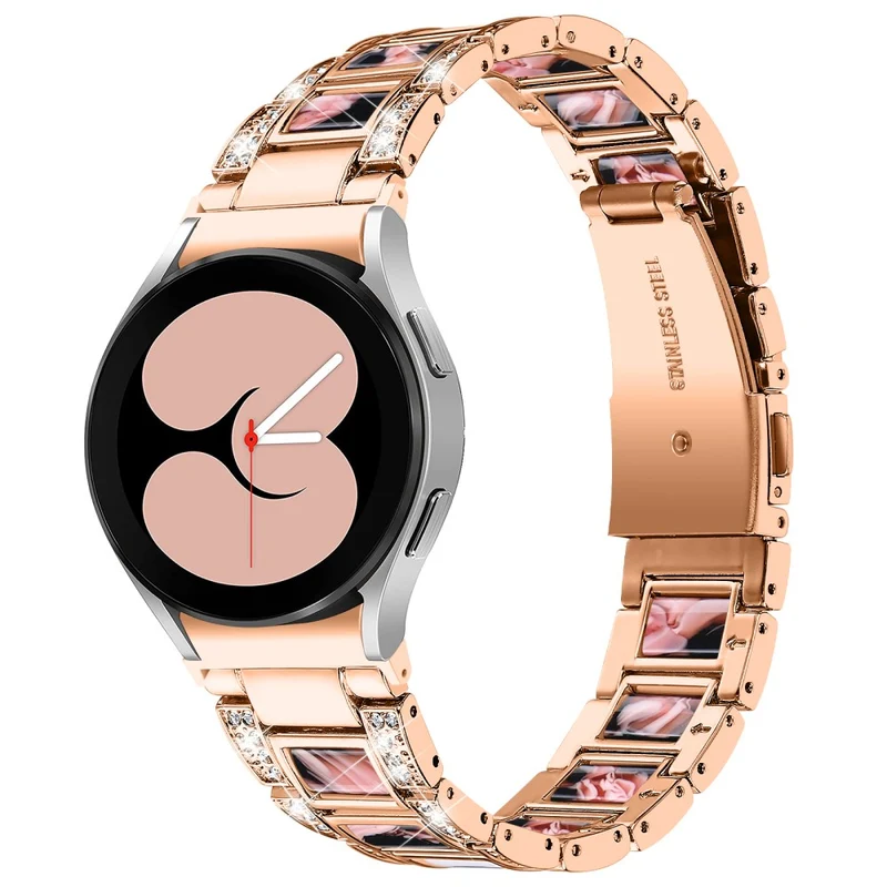Bequem Universell Samsung Metall und Strass armband